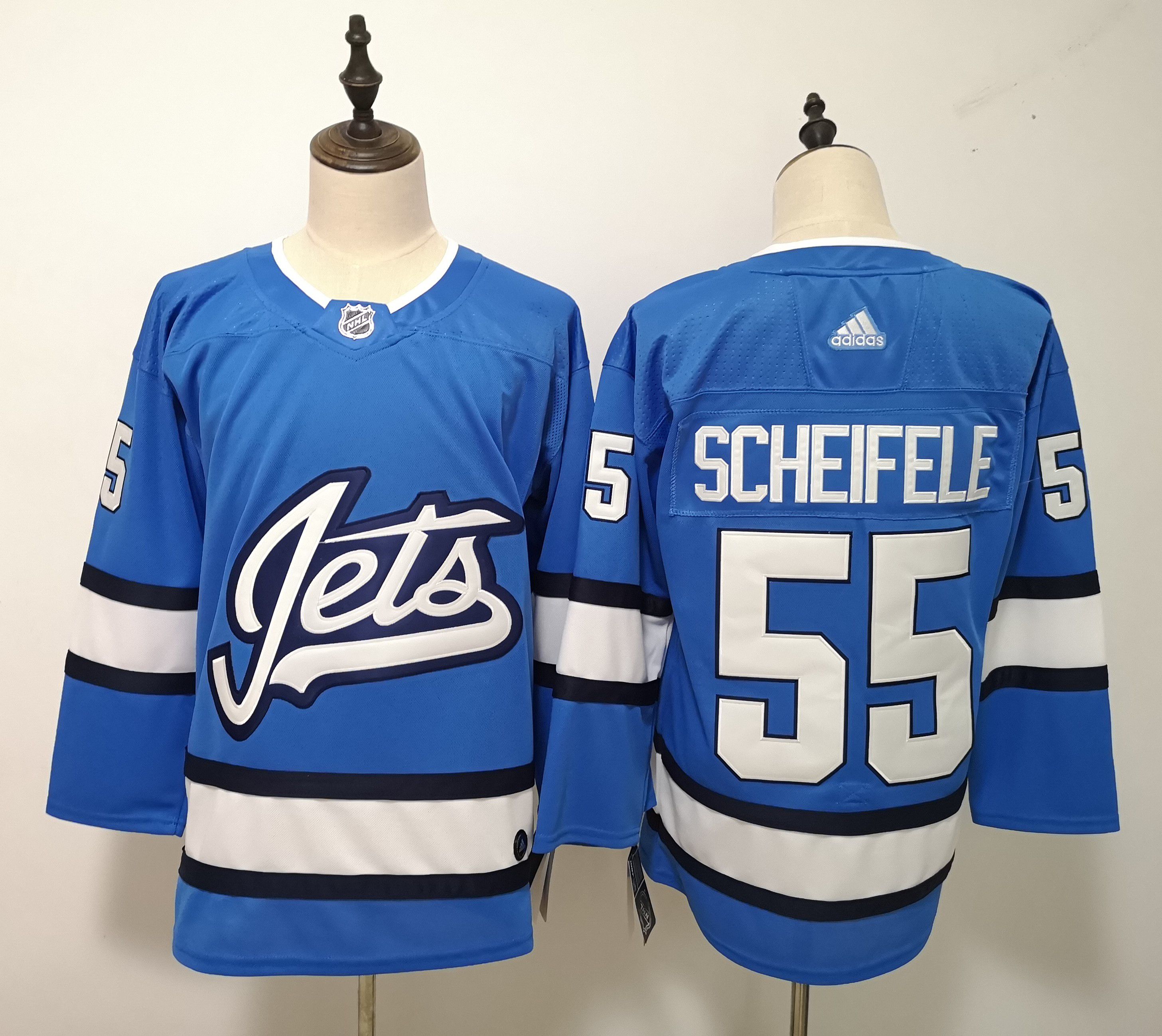 Men Winnipeg Jets #55 Scheifele Blue Adidas Alternate Authentic Stitched NHL Jersey->winnipeg jets->NHL Jersey